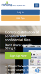 Mobile Screenshot of filestring.com