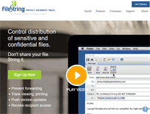 Tablet Screenshot of filestring.com